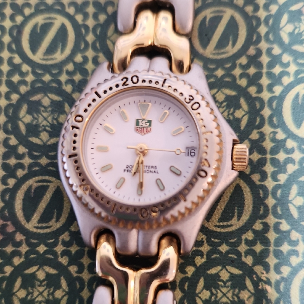 TAG Heuer Ladies Two-Tone Gold & Silver Professional 2000 Series Watch S95.815